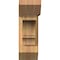 Ekena Millwork Balboa Slat Smooth Bracket w/ Offset Brace, Western Red Cedar, 5 1/2"W x 16"D x 16"H BKT0604X16X16BOA06SWR - alternate 4